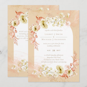 Belo Casamento Floral de Terracotta