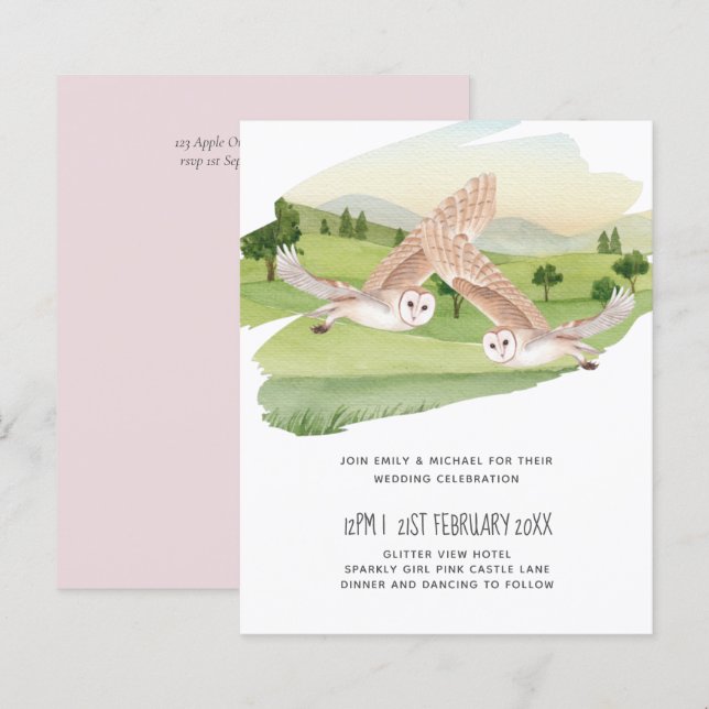Belo Casamento OWLS (Frente/Verso)