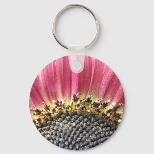 Belo Chaveiro de girassol rosa