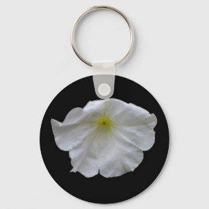 Belo Chaveiro de Petunia Branca