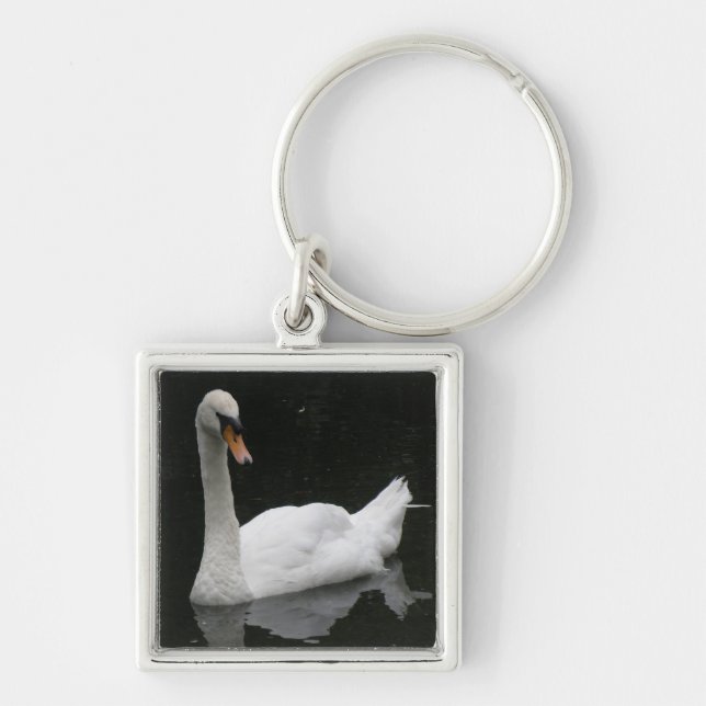Belo Chaveiro de Swan Branco (Frente)