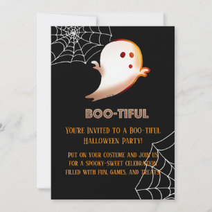 Belo Convite de festas de Halloween Ghost