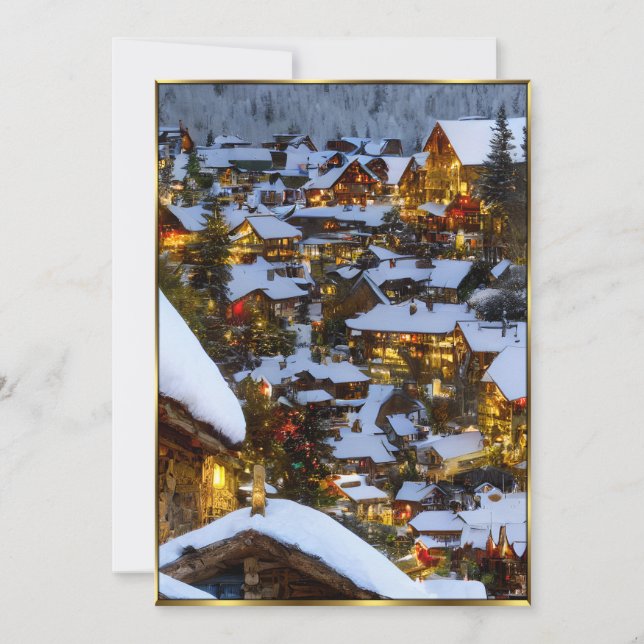 Belo Convite para a Vista de Natal 2 (Frente)