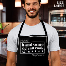 Belo Cook Funny Mens Dia de os pais Branco Negro