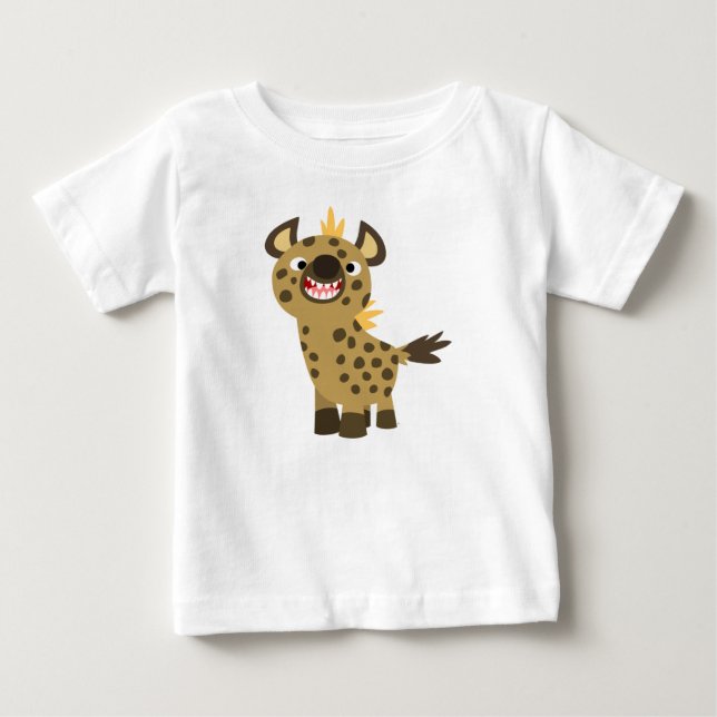 Belo desenho animado Hyena Baby T-Shirt (Frente)
