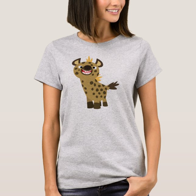 Belo desenho animado Hyena Women T-Shirt (Frente)