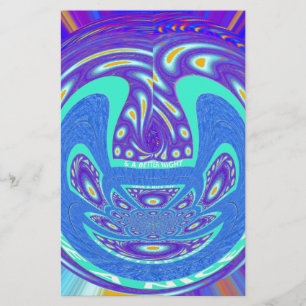 Belo design de vetor de caleidoscópio azul ciano