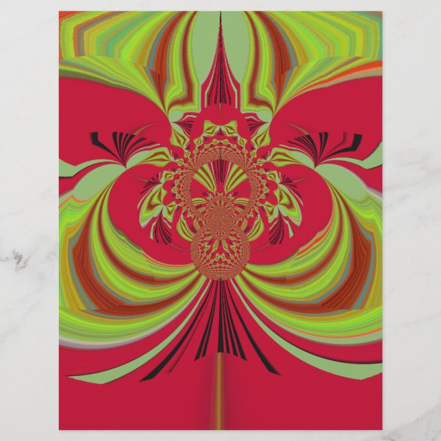 Belo design vermelho. Co vetor de inspiração (Frente)
