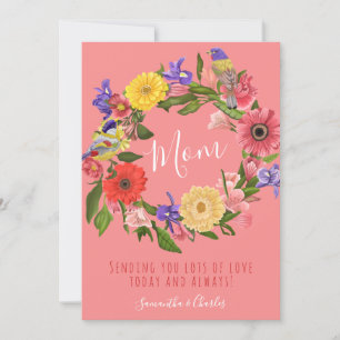 Belo Dia de as mães Floral Feliz