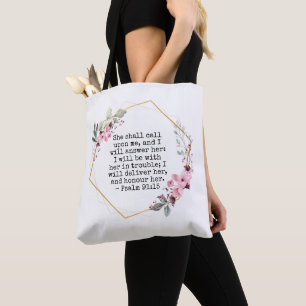 Belo Flor Salmo 91 Tote Bag