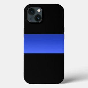 Belo Gradiente da Polícia de Linha Azul Fino