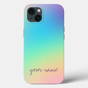 Belo Gradiente Personalizável Pastel Rainbow