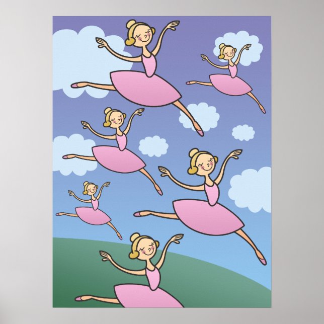 Belo Impressão de Ballerinas (Frente)