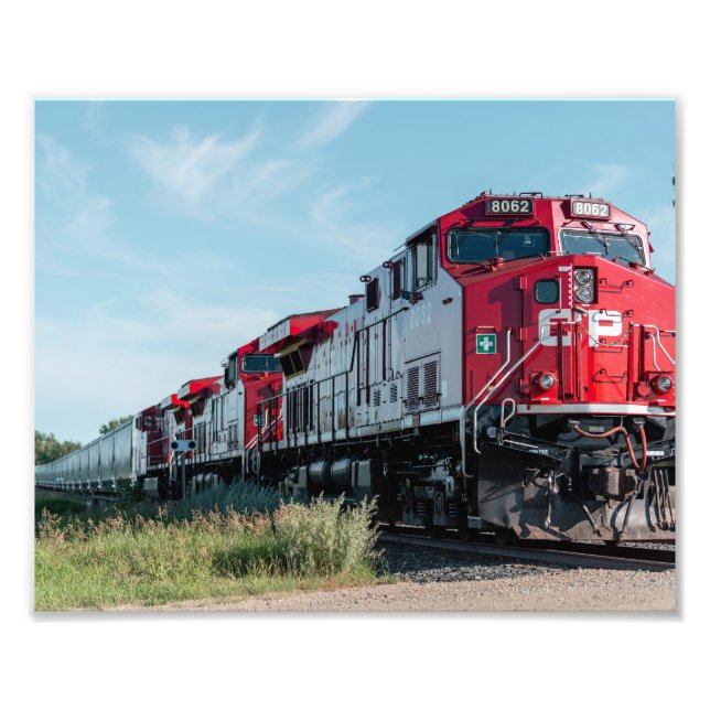 Belo Impressão de Fotografia no Caminho de Ferro (Frente)