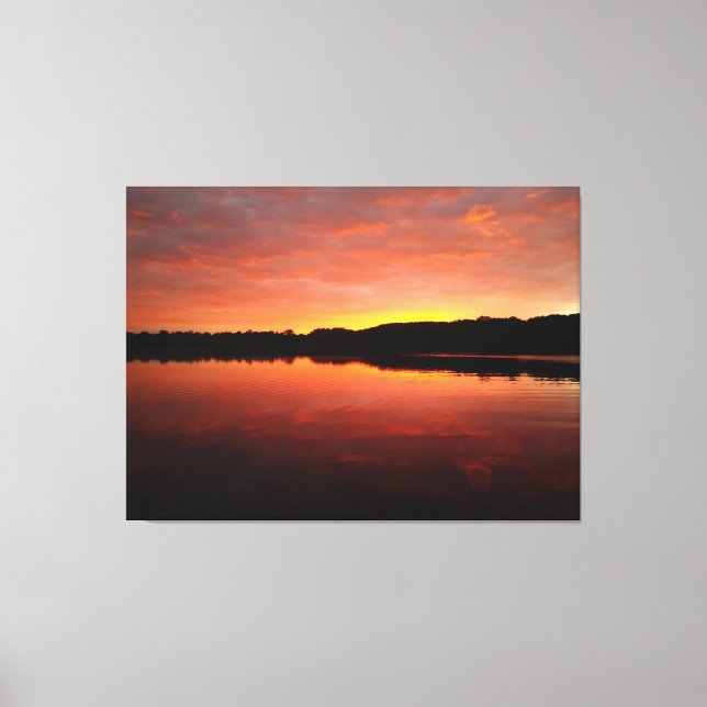 Belo Lago Kensington na Canvas Sunrise (Frente)