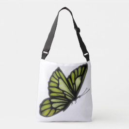 Belo Limão Borboleta Cruzada Corpo Tote Bag