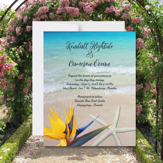 Belo Livro de Casamento de Terras do Oceano Tropic (Criador carregado)