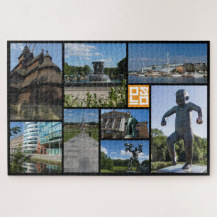 Belo Oslo. horizontal, Noruega, Quebra-cabeça de