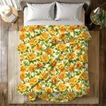 Belo padrão sem costura de rosas amarelas