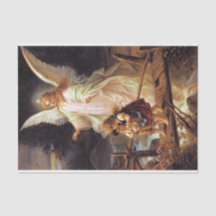 Belo Papel de Tecido de Decoupage do Anjo do Guard