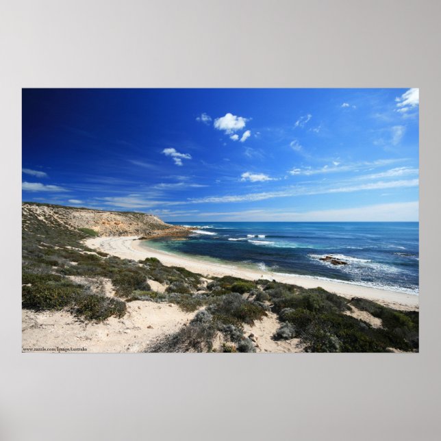 Belo Poster da costa selvagem (Frente)