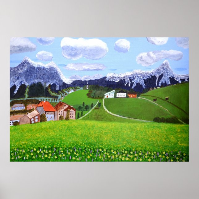 Belo poster da Noruega (Frente)