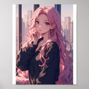 Belo Poster de Animação - Trabalho de arte surpree