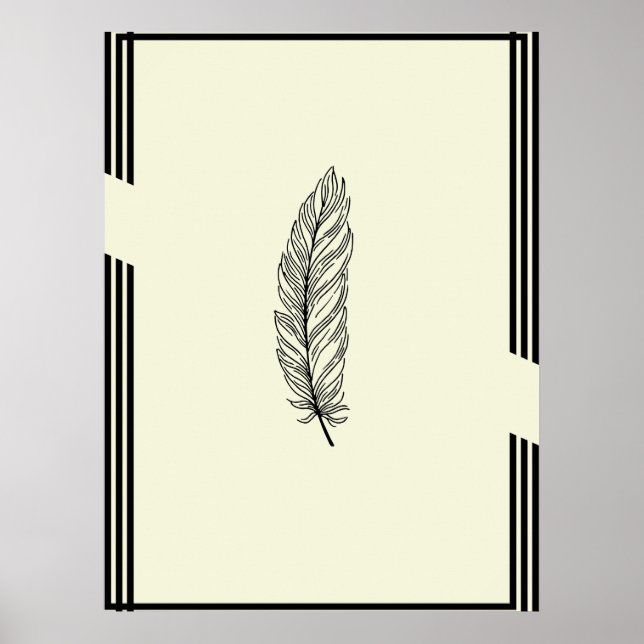 Belo Poster de Feather (Frente)