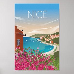 Belo poster de viagens de frança