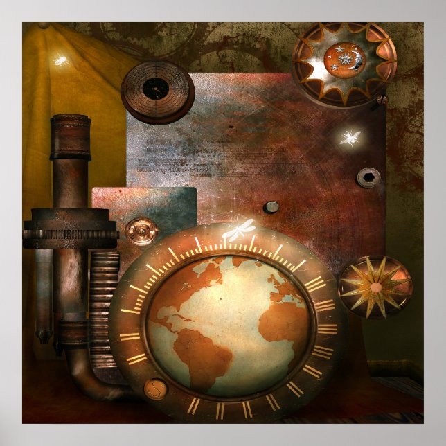 Belo Poster Steampunk (Frente)