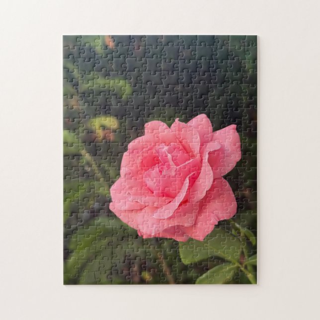belo quebra-cabeça de rosa  (Vertical)