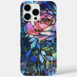 Belo Rosa Faux Design de vidro retido