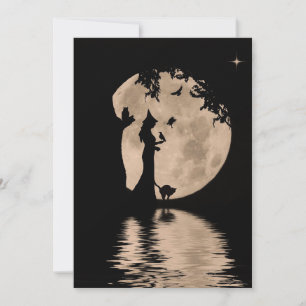 Belo Samhain Bênção com Bruxas e Animais