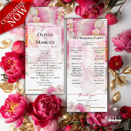 Belo Scarlet Peony Floral Wedment Program