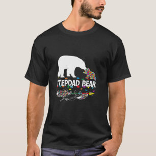 Belo Stepdad Urso Autismo Sensibilização Camisa Au