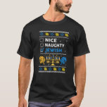 Belo Suéter Judeu e Malvado Chanukah Chanukah<br><div class="desc">Belo Judeu Sueco de Chanukah,  Judeu e Malvado,  Natal.</div>