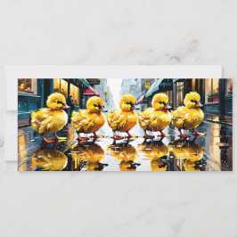 Belo tempo para Patos Flores, bom cartão