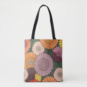 belo tribal art aquarela floral Tote Bag