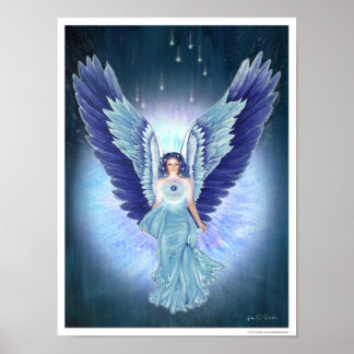 Belo Turquoise Angel Poster