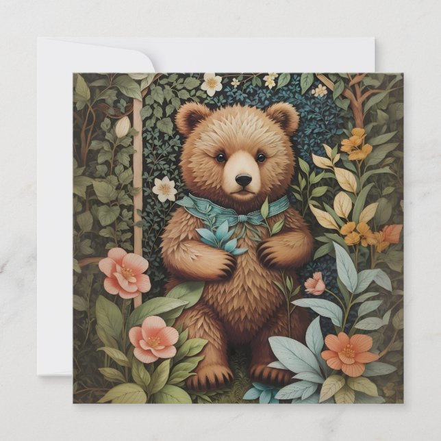 Belo Urso Castanho William Morris Inspirou (Frente)
