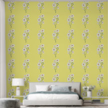 Belo Verão White Daisies e Amarelo