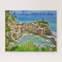 Belo Vernazza, Itália Quebra-cabeça do Jigsaw