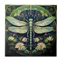 Belos azulejos de libélula