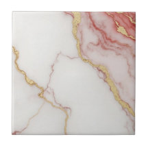 Belos azulejos de ouro rosa