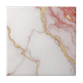 Belos azulejos de ouro rosa