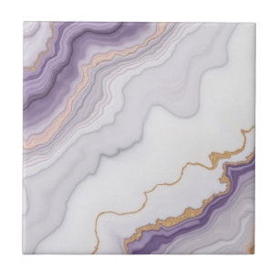 Belos azulejos roxos de ouro cor-de-rosa