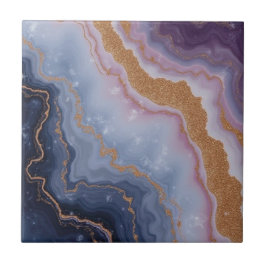 Belos azulejos roxos de ouro cor-de-rosa