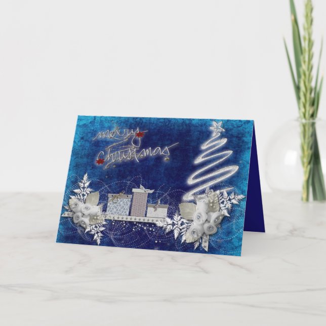 Belos Cartões de Natal Personalizáveis (Frente)