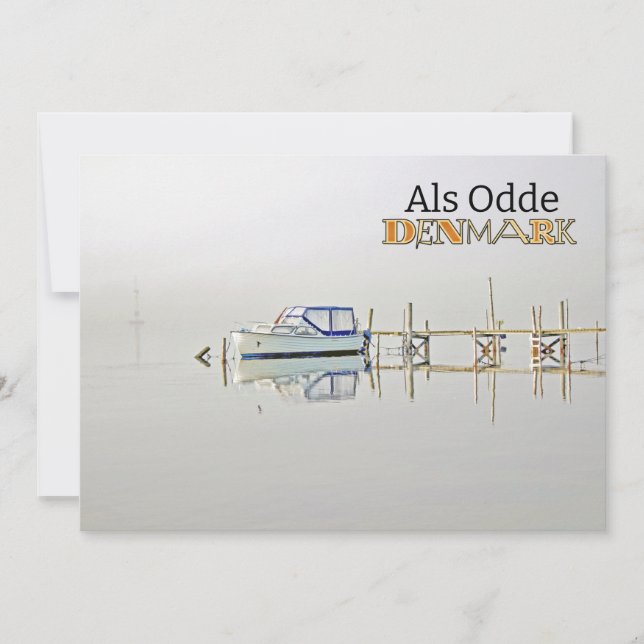 Belos Cartões De Saudação Da Dinamarca! (Frente)