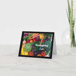 Belos desejos do Cartão de Saudação de Ação de Gra